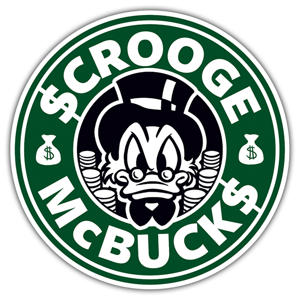 Adesivi per Auto e Moto: Scrooge McBucks
