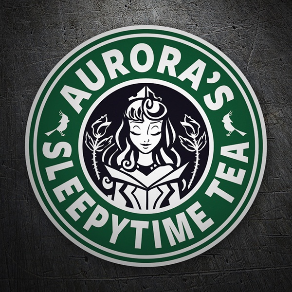 Adesivi per Auto e Moto: Aurora Sleepytime Tea