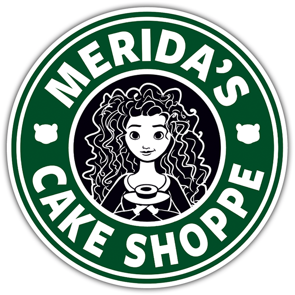 Adesivi per Auto e Moto: Merida Cake Shoppe