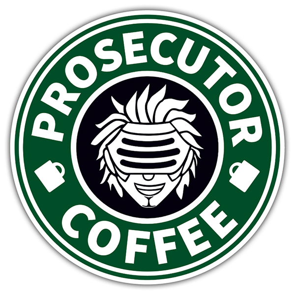 Adesivi per Auto e Moto: Prosecutor Coffee
