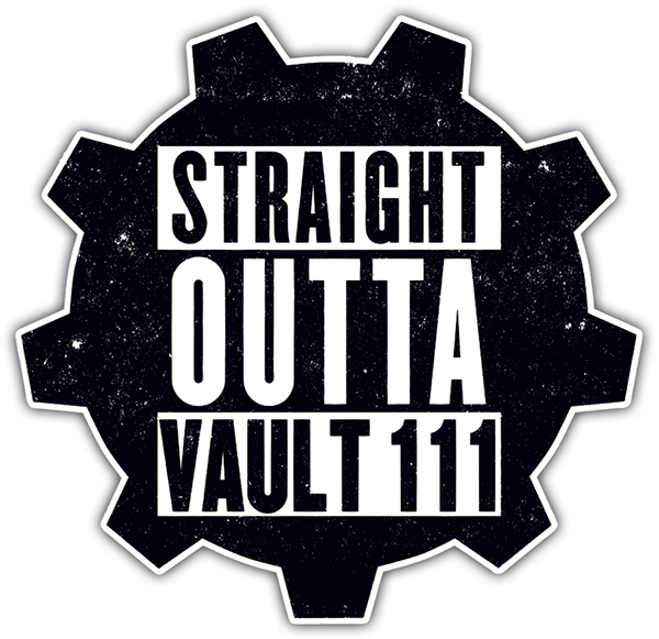 Adesivi per Auto e Moto: Straight Outta Vault 111