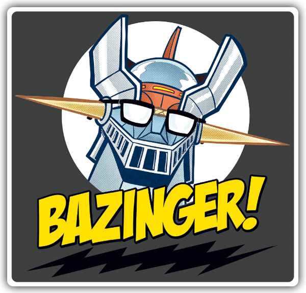 Adesivi per Auto e Moto: Bazinger