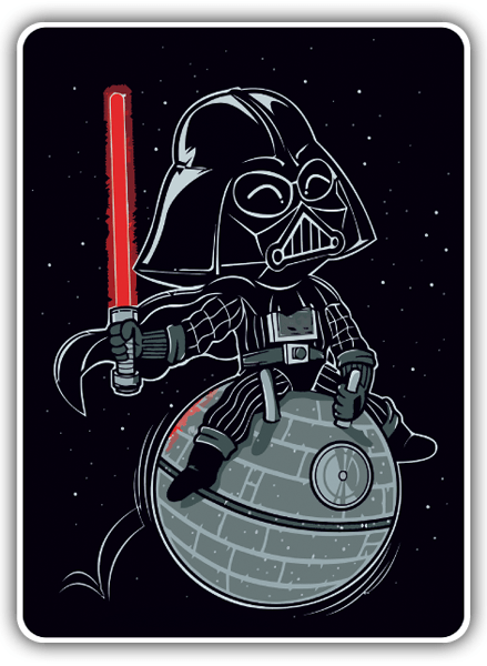 Adesivi per Auto e Moto: Baby Darth Vader