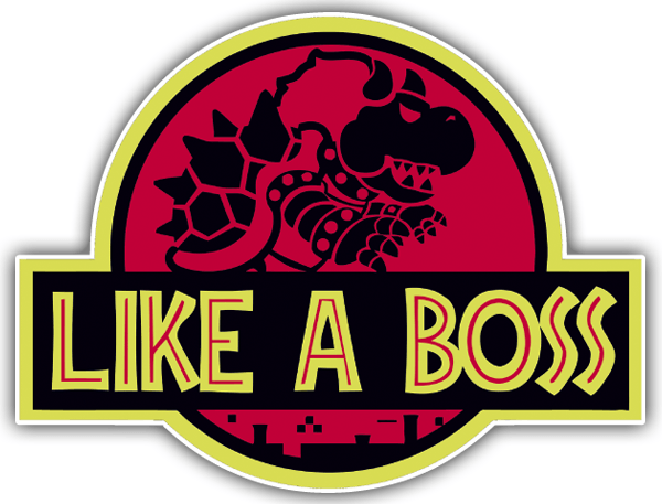 Adesivi per Auto e Moto: Bowser Park