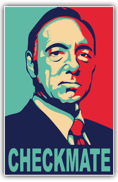 Adesivi per Auto e Moto: Kevin Spacey Chekmate
