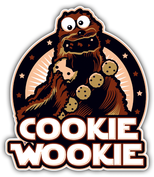 Adesivi per Auto e Moto: Cookie Wookie