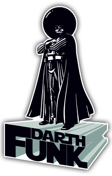 Adesivi per Auto e Moto: Darth Funk
