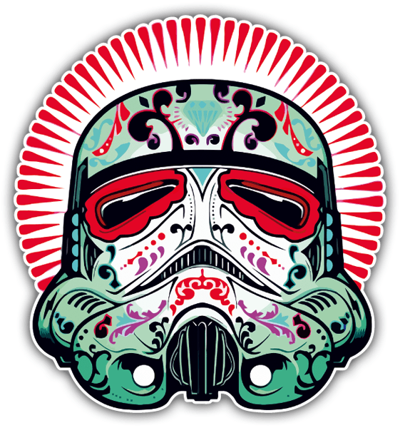 Adesivi per Auto e Moto: Catrina Stormtrooper