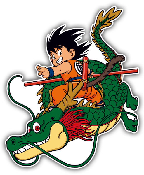 Adesivi per Auto e Moto: Goku & Dragon