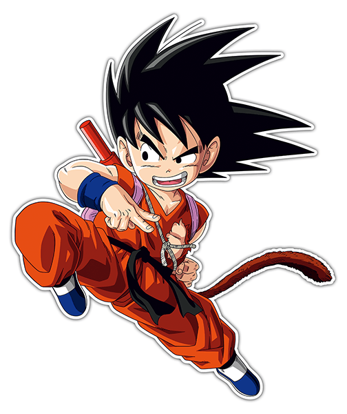 Adesivi per Auto e Moto: Ginocchio di Goku