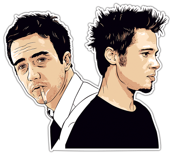 Adesivi per Auto e Moto: Tyler Durden