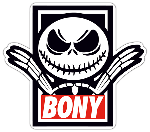 Adesivi per Auto e Moto: Jack Bony (Obey)