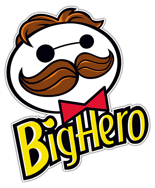 Adesivi per Auto e Moto: Big Hero Pringles