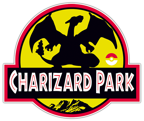 Adesivi per Auto e Moto: Charizard Park