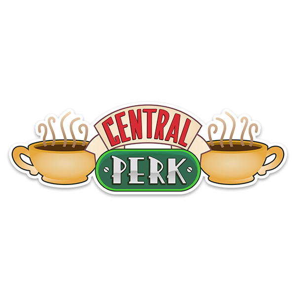 Adesivi per Auto e Moto: Central Perk - Friends