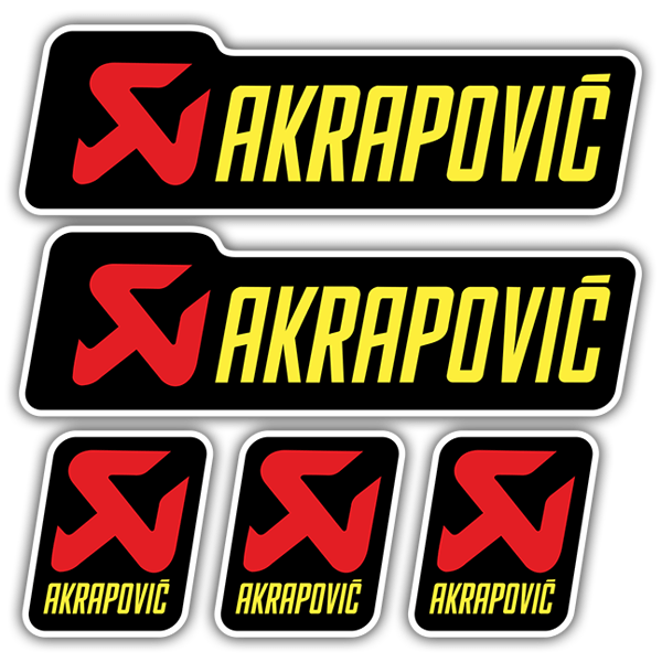 Adesivi per Auto e Moto: Kit Akrapovic