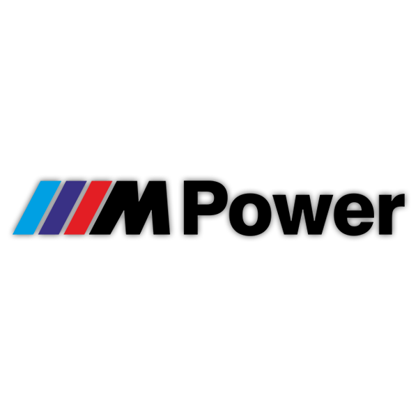 Adesivi per Auto e Moto: BMW Power Nero