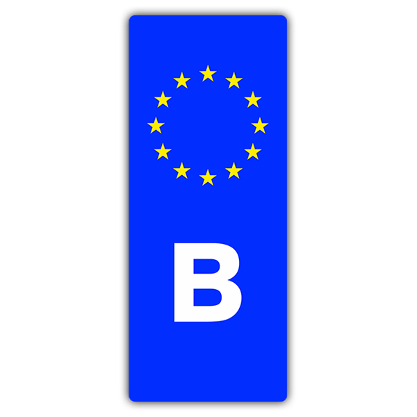 Adesivi per Auto e Moto: Registrazione Belgio