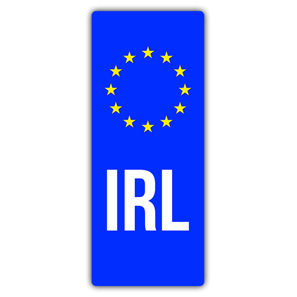 Adesivi per Auto e Moto: Registrazione Irlanda