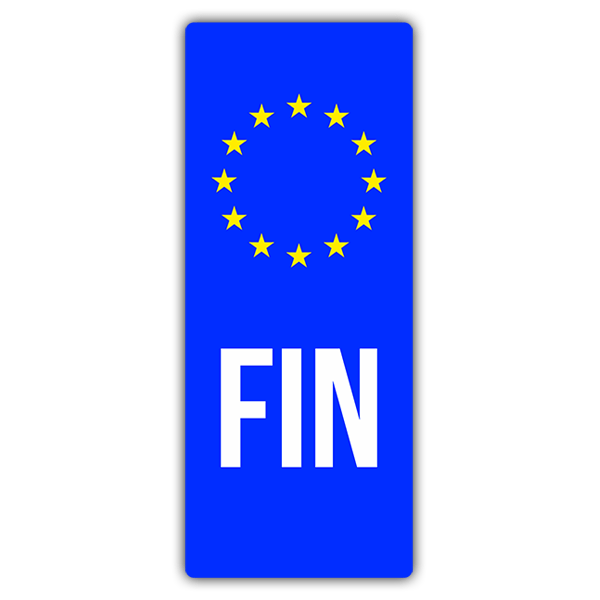 Adesivi per Auto e Moto: Registrazione Finlandia