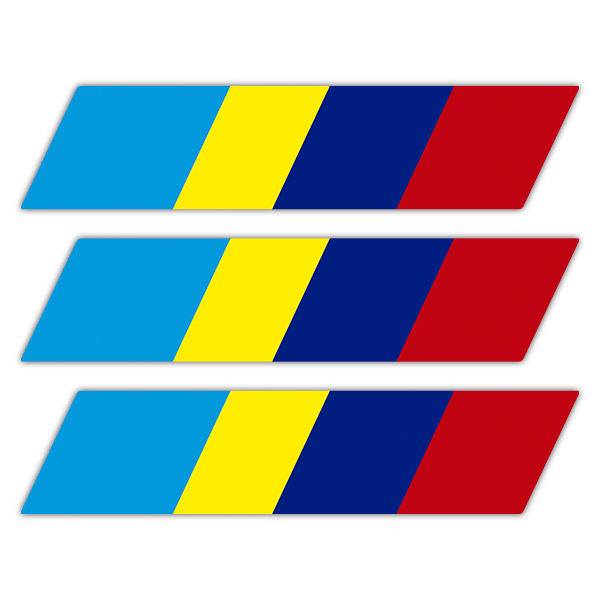 Adesivi per Auto e Moto: Set 3X Peugeot Sport