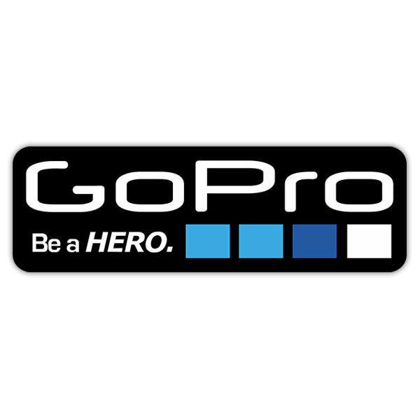 Adesivi per Auto e Moto: GoPro nero