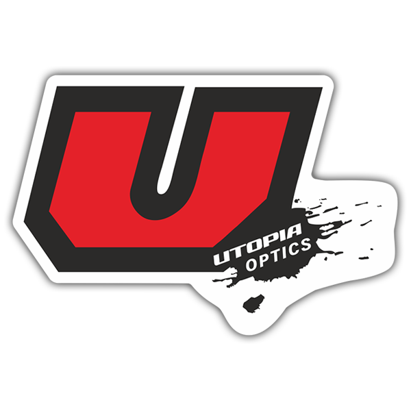 Adesivi per Auto e Moto: Utopia Optics Logo