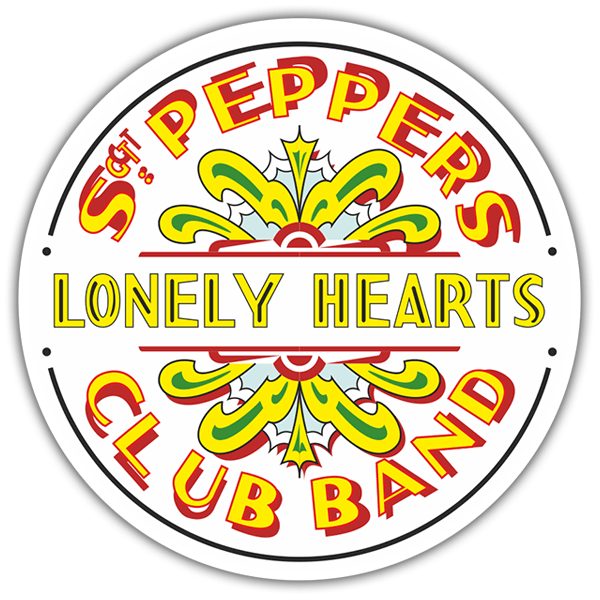 Adesivi per Auto e Moto: Sgt. Pepper's Lonely Hearts Club Band