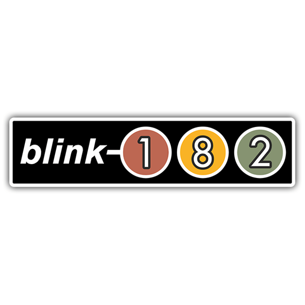 Adesivi per Auto e Moto: Blink 182 Retro
