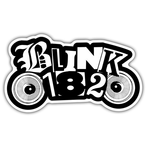 Adesivi per Auto e Moto: Blink 182 Altoparlanti