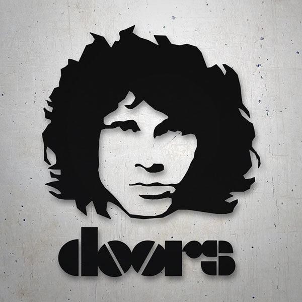 Adesivi per Auto e Moto: Morrison The Doors logo