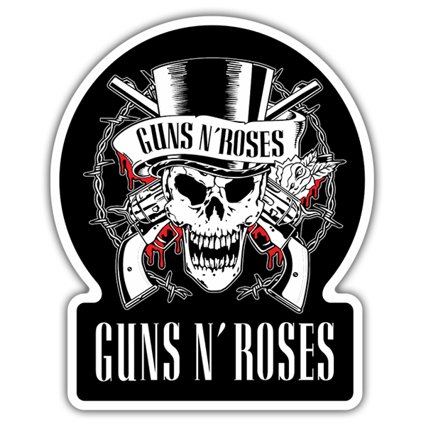 Adesivi per Auto e Moto: Guns N' Roses Blood