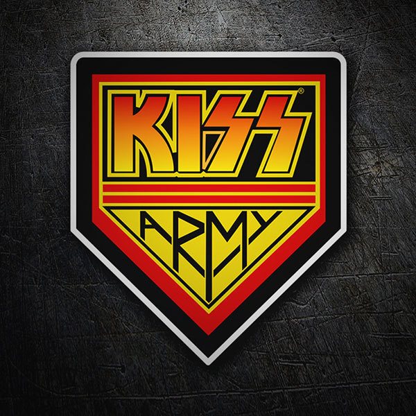 Adesivi per Auto e Moto: Kiss Army