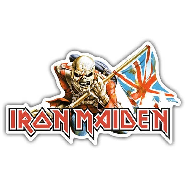 Adesivi per Auto e Moto: Iron Maiden - The Trooper