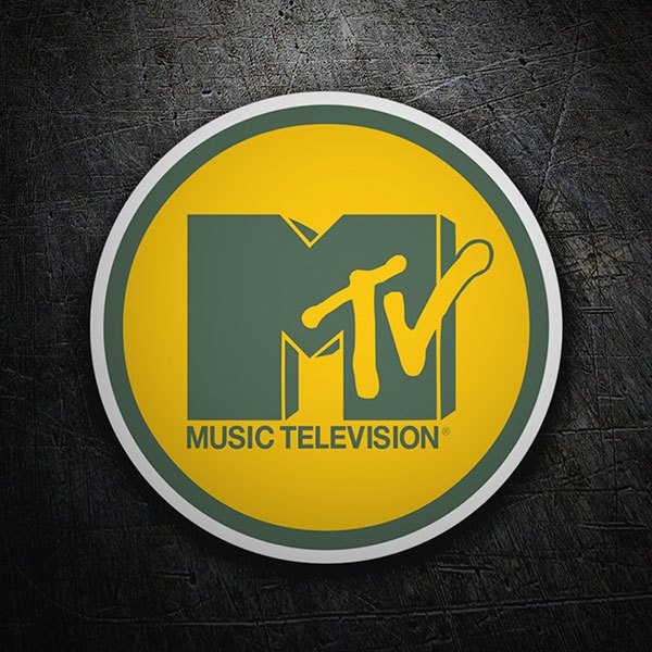 Adesivi per Auto e Moto: MTV Giallo