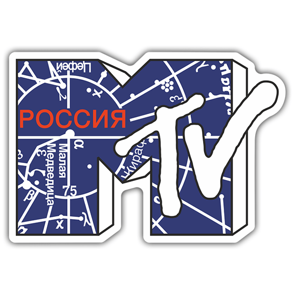 Adesivi per Auto e Moto: MTV Russia