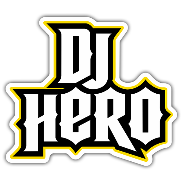 Adesivi per Auto e Moto: DJ Hero