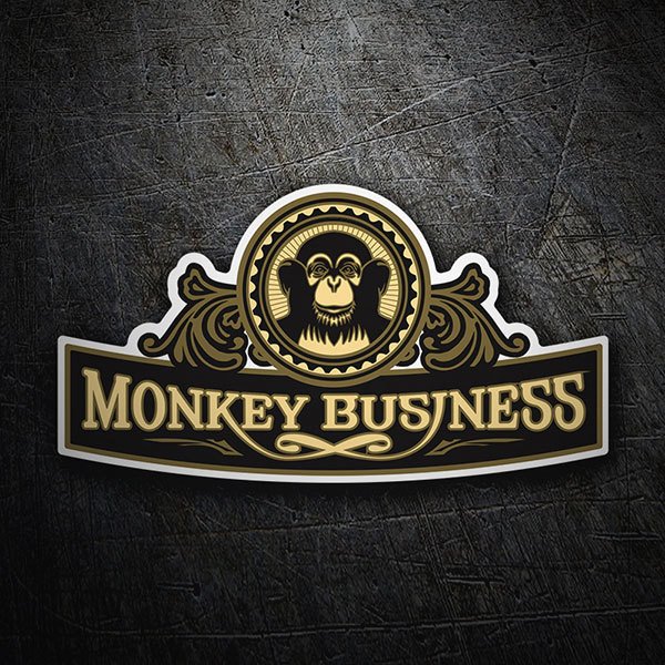 Adesivi per Auto e Moto: The Black Eyed Peas - Monkey Business