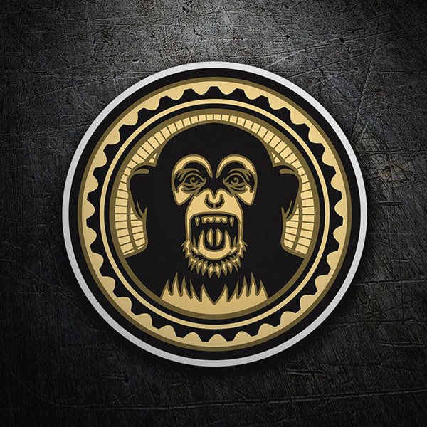 Adesivi per Auto e Moto: Scimmia Pazza - The Black Eyed Peas