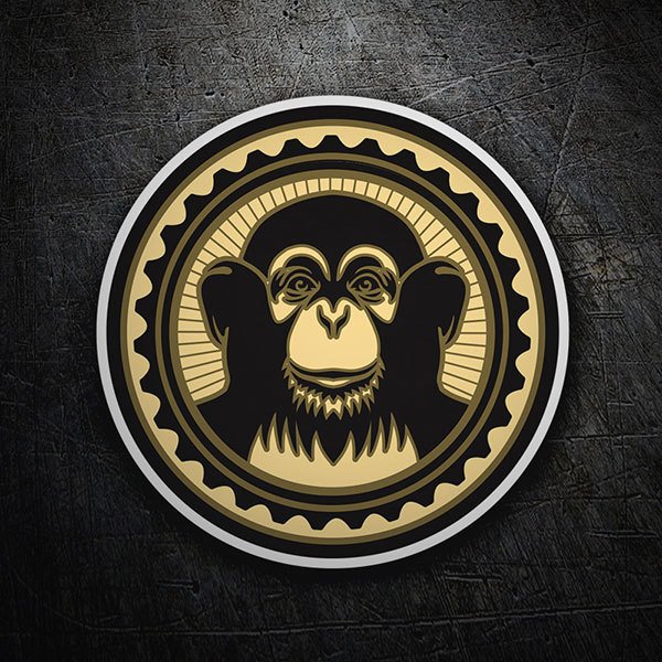 Adesivi per Auto e Moto: Scimmia - The Black Eyed Peas