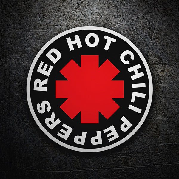 Adesivi per Auto e Moto: Red Hot Chili Peppers Black