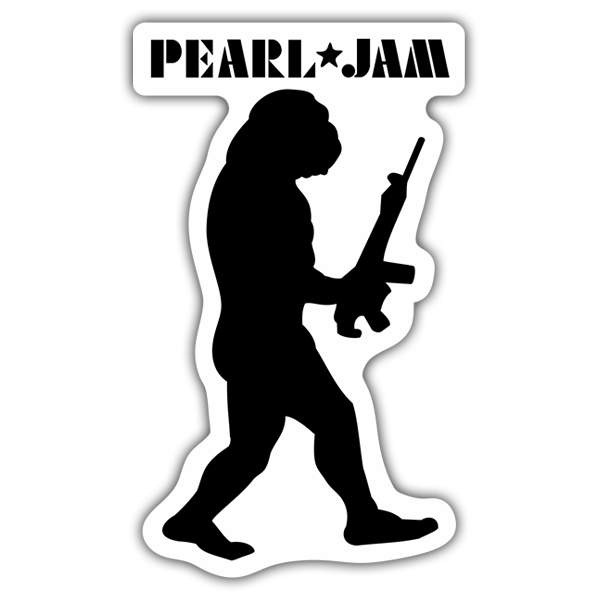 Adesivi per Auto e Moto: Pearl Jam Desevolution