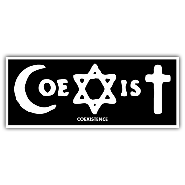 Adesivi per Auto e Moto: U2 - Coexistence