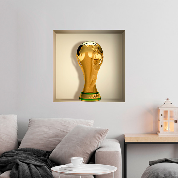 Adesivi Murali: Coppa del Mondo di calcio nicchia 3