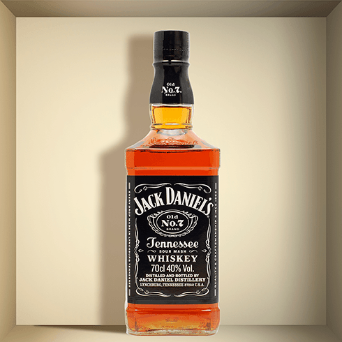 Adesivi Murali: Bottiglia di Jack Daniels nicchia