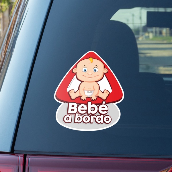 Adesivi per Auto e Moto: Baby on board in spagnolo