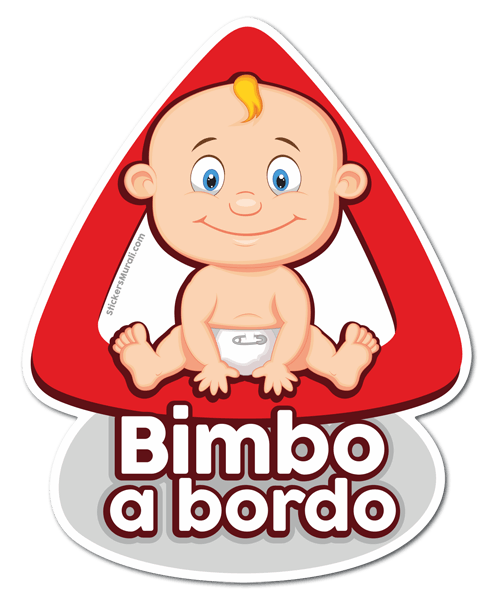 Adesivi per Auto e Moto: Bimbo a bordo