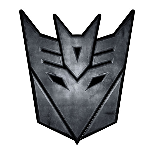Adesivi per Auto e Moto: Transformers Decepticon logo
