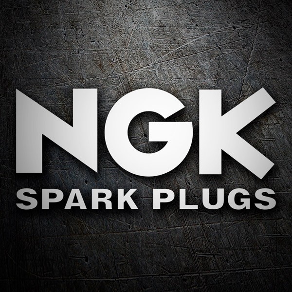 Adesivo NGK Spark Plugs Serbatoio-Casco-Motorino-Tuning-Auto - Adesivi  Moto