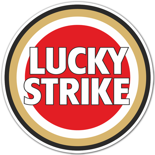 Adesivi per Auto e Moto: Lucky Strike Colore